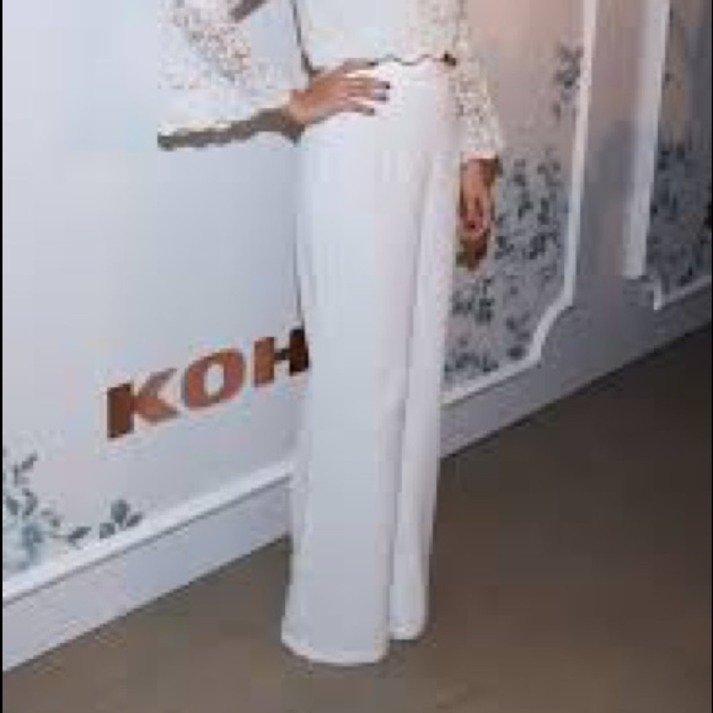 Lauren Conrad Runway high-waisted wide-leg pants